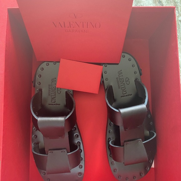 NWT Valentino Garavani Slide Feather Sandal - best offer - Picture 3 of 12
